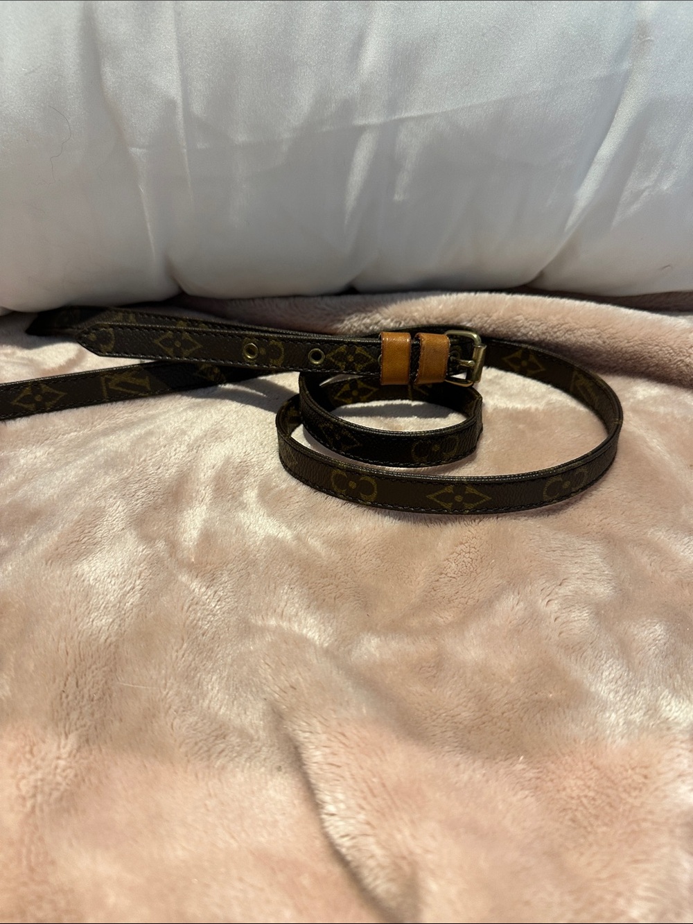 Authentic Louis Vuitton cross body strap
